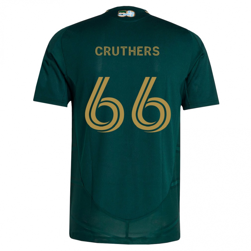 ילדים כדורגל Cole Cruthers #66 ירוק כהה חום ג'רזי ביתית 2026/27