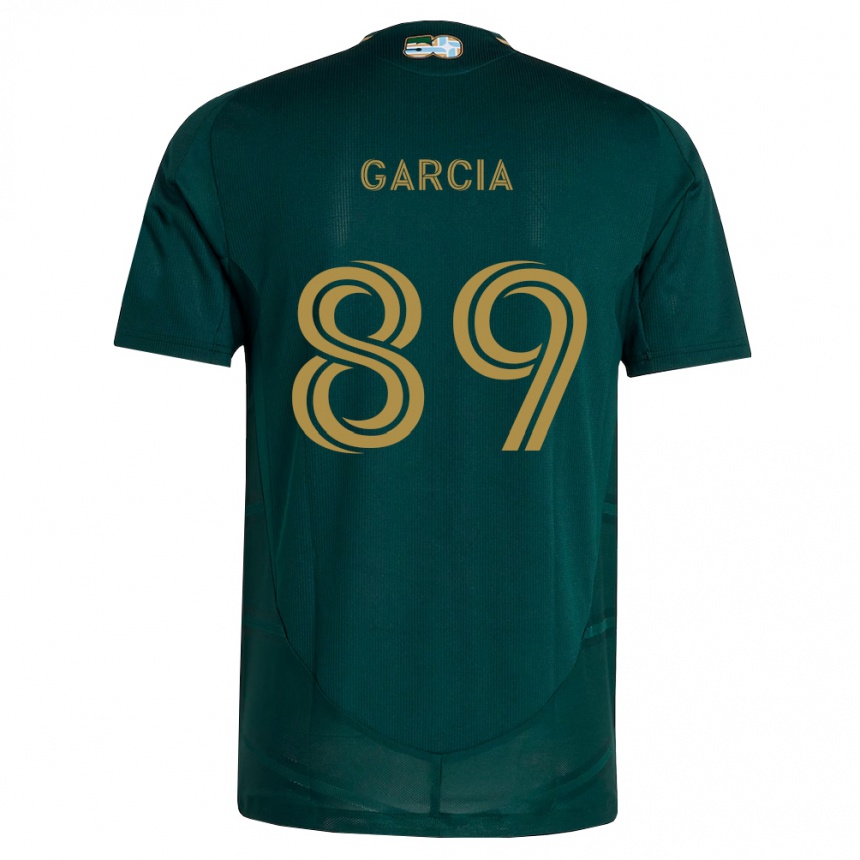 ילדים כדורגל Xavier Garcia #89 ירוק כהה חום ג'רזי ביתית 2026/27