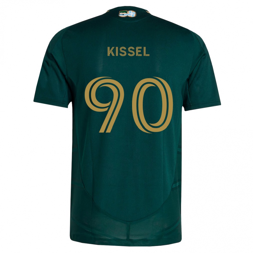 ילדים כדורגל Maximilian Kissel #90 ירוק כהה חום ג'רזי ביתית 2026/27
