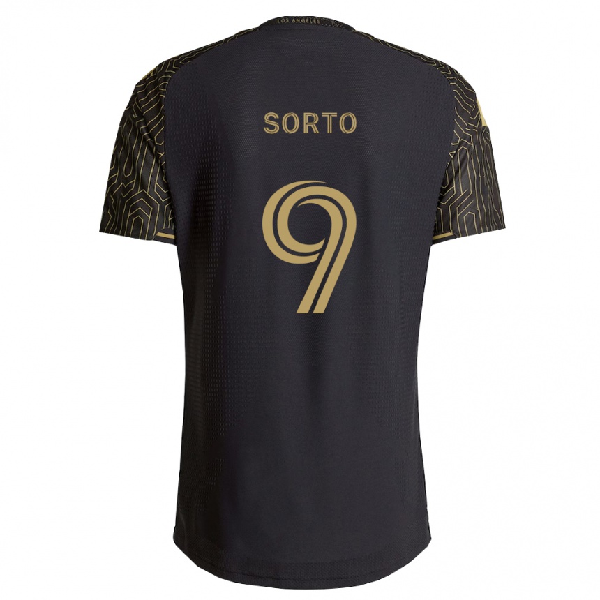 ילדים כדורגל Andrew Sorto #9 חום שחור ג'רזי ביתית 2026/27