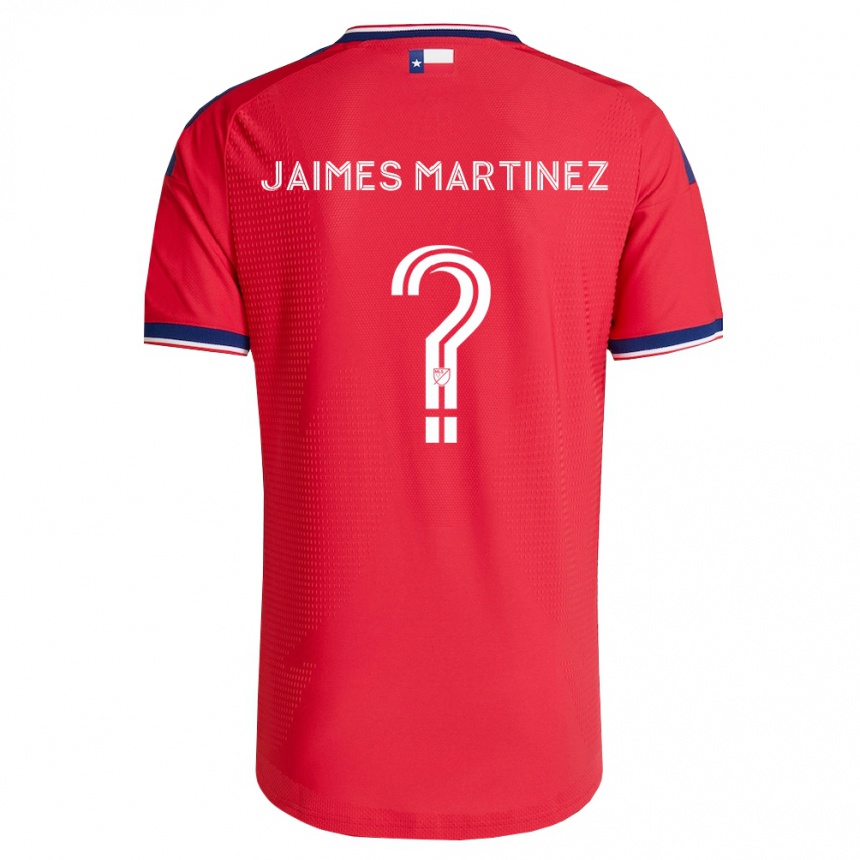ילדים כדורגל David Jaimes Martinez #0 אדום כחול לבן ג'רזי ביתית 2026/27