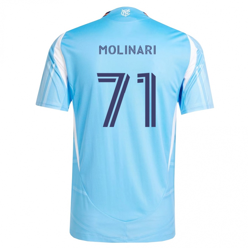 ילדים כדורגל Peter Molinari #71 כחול שמיים לבן ג'רזי ביתית 2026/27 ילדים כדורגל Peter Molinari #71 כחול שמיים לבן ג'רזי ביתית 2026/27