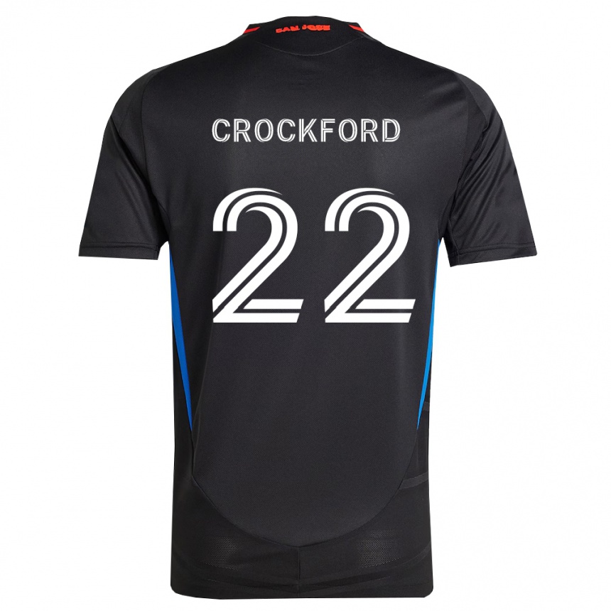 ילדים כדורגל Nate Crockford #22 כחול לבן שחור ג'רזי ביתית 2026/27 ילדים כדורגל Nate Crockford #22 כחול לבן שחור ג'רזי ביתית 2026/27