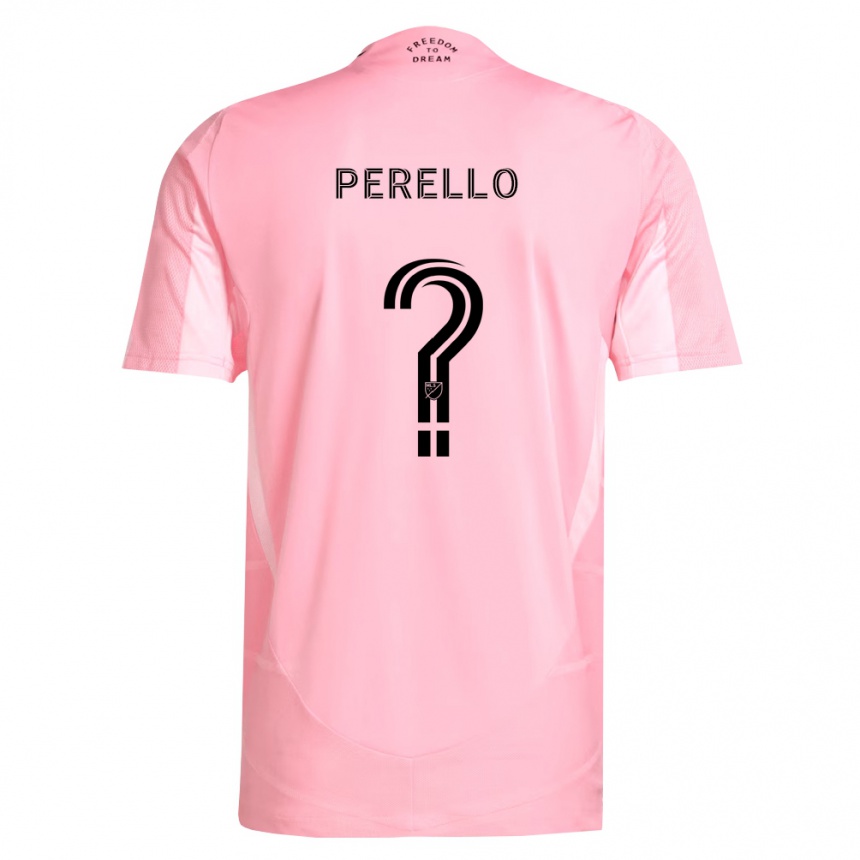ילדים כדורגל Sergio Perello #0 ורוד שחור ג'רזי ביתית 2026/27 ילדים כדורגל Sergio Perello #0 ורוד שחור ג'רזי ביתית 2026/27