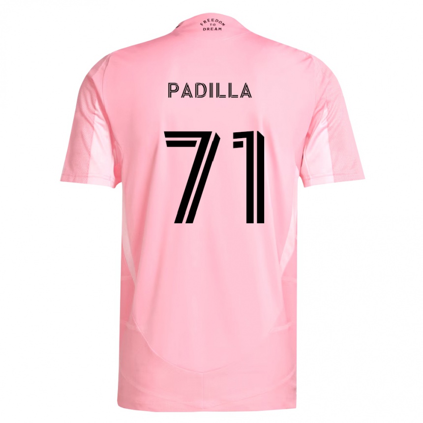 ילדים כדורגל Alexander Padilla #71 ורוד שחור ג'רזי ביתית 2026/27