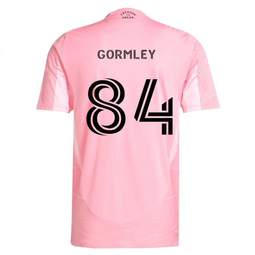 ילדים כדורגל Sean Gormley #84 ורוד שחור ג'רזי ביתית 2026/27