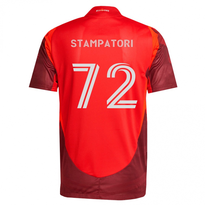 ילדים כדורגל Daniel Stampatori #72 בורדו אדום ג'רזי ביתית 2026/27