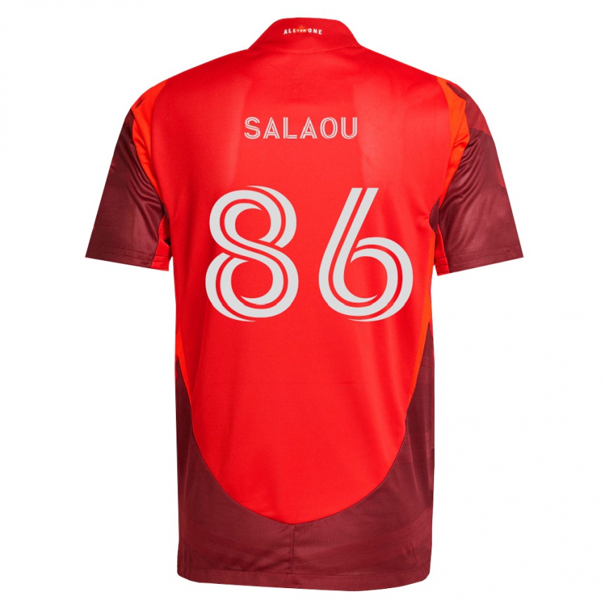 ילדים כדורגל Abundance Salaou #86 בורדו אדום ג'רזי ביתית 2026/27