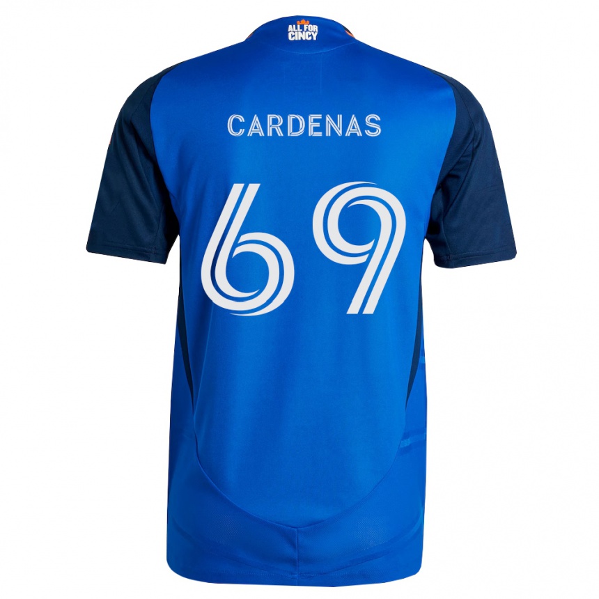 ילדים כדורגל Jared Cardenas #69 כחול מלכותי כתום ג'רזי ביתית 2026/27