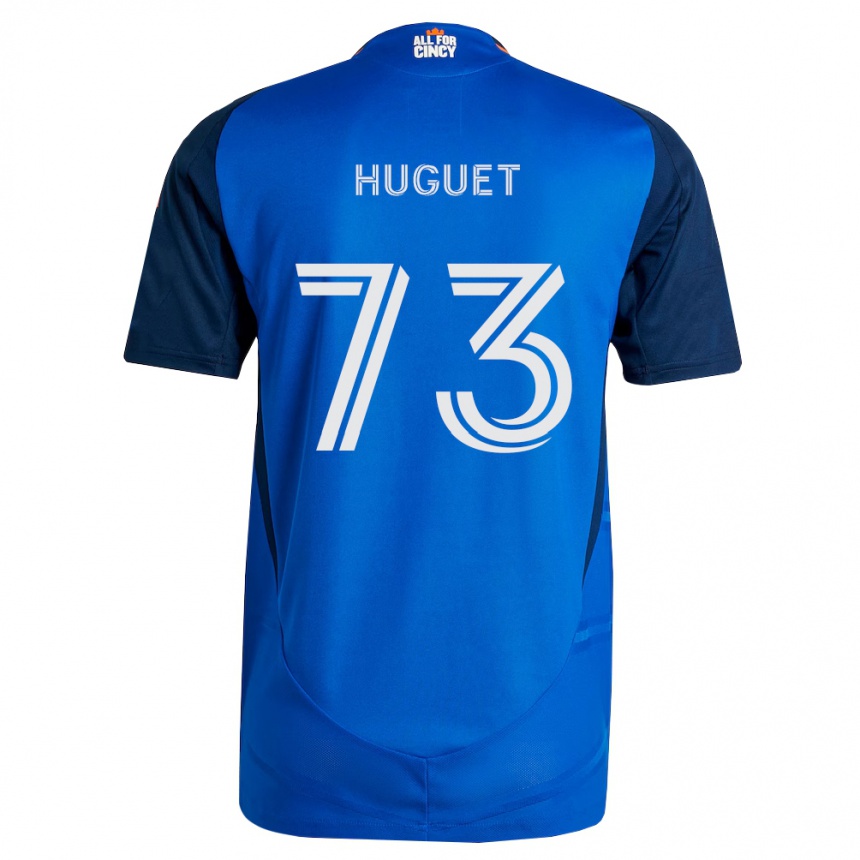 ילדים כדורגל Gaël Huguet #73 כחול מלכותי כתום ג'רזי ביתית 2026/27