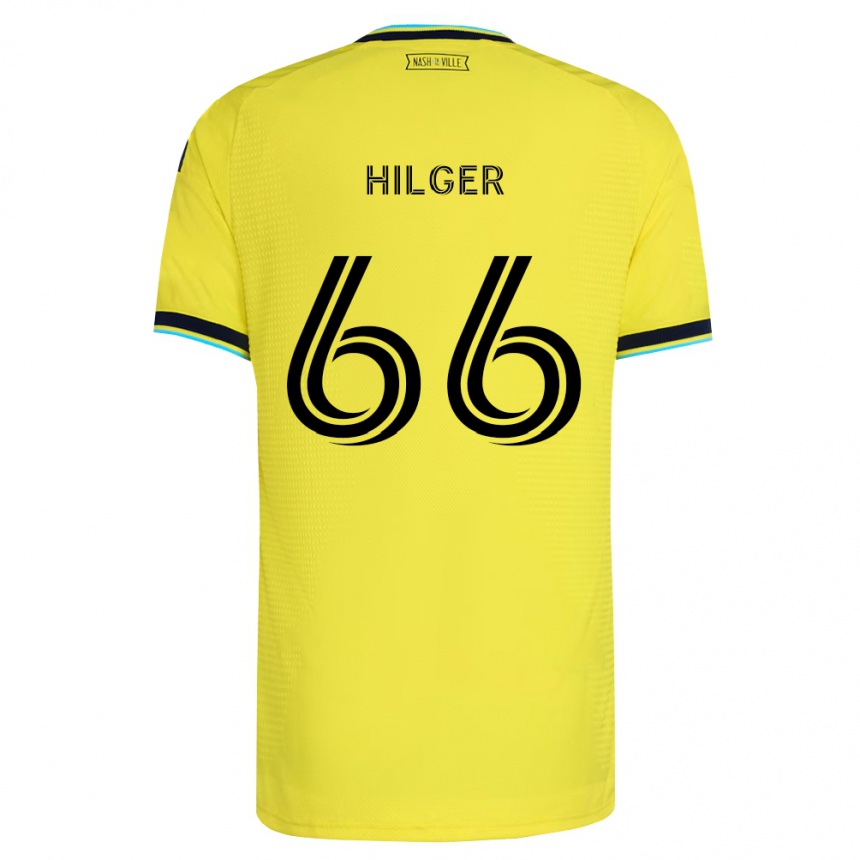 ילדים כדורגל Brooks Hilger #66 כחול צי בהיר צהוב ג'רזי ביתית 2026/27