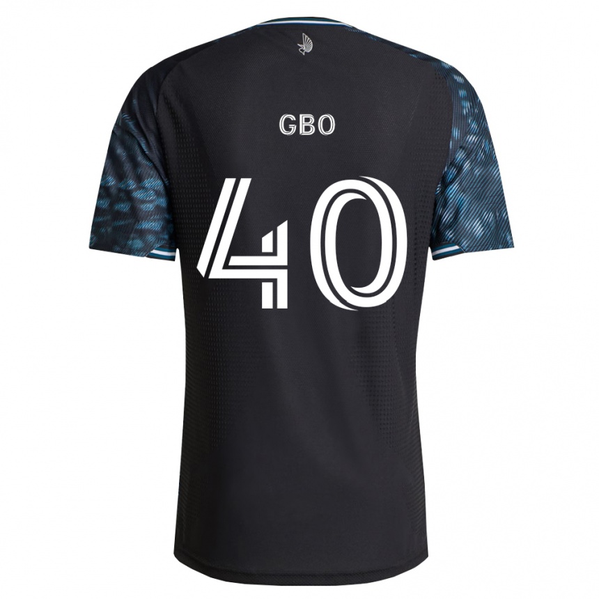ילדים כדורגל סדריק גבו #40 שחור לבן ג'רזי ביתית 2026/27