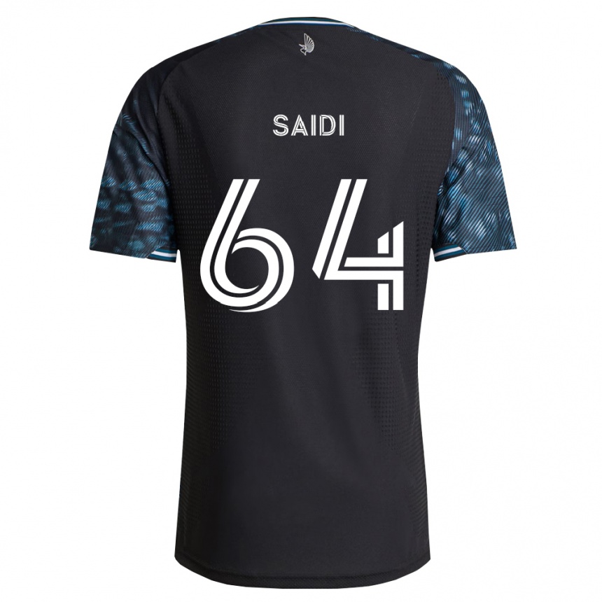 ילדים כדורגל Issa Saidi #64 שחור לבן ג'רזי ביתית 2026/27