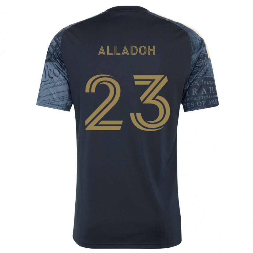 ילדים כדורגל Ezekiel Alladoh #23 כחול צי חום ג'רזי ביתית 2026/27