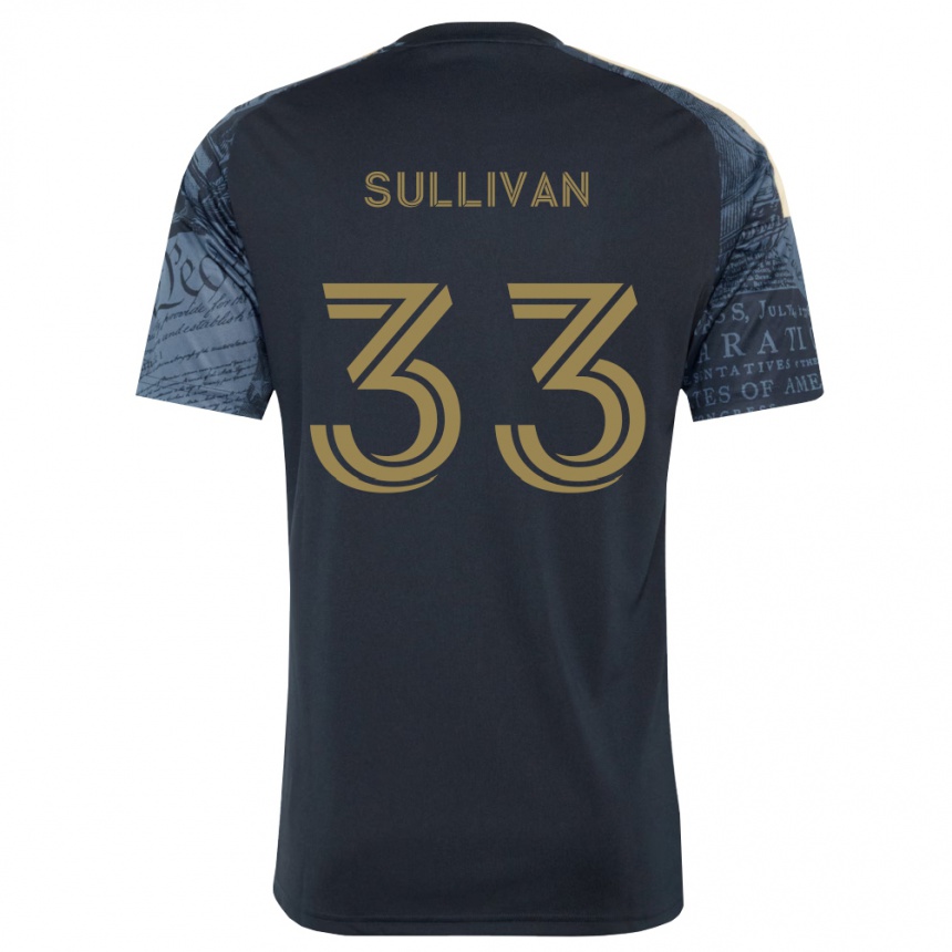 ילדים כדורגל Quinn Sullivan #33 כחול צי חום ג'רזי ביתית 2026/27