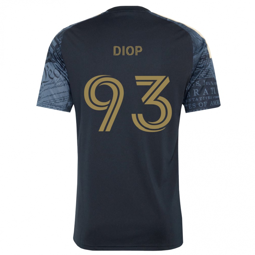 ילדים כדורגל Abdoulaye Diop #93 כחול צי חום ג'רזי ביתית 2026/27
