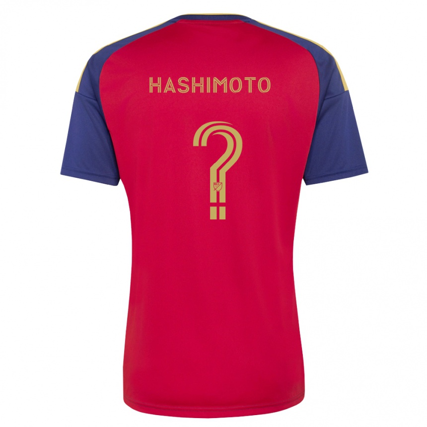 ילדים כדורגל Rylan Hashimoto #0 כחול מלכותי חום אדום ג'רזי ביתית 2026/27