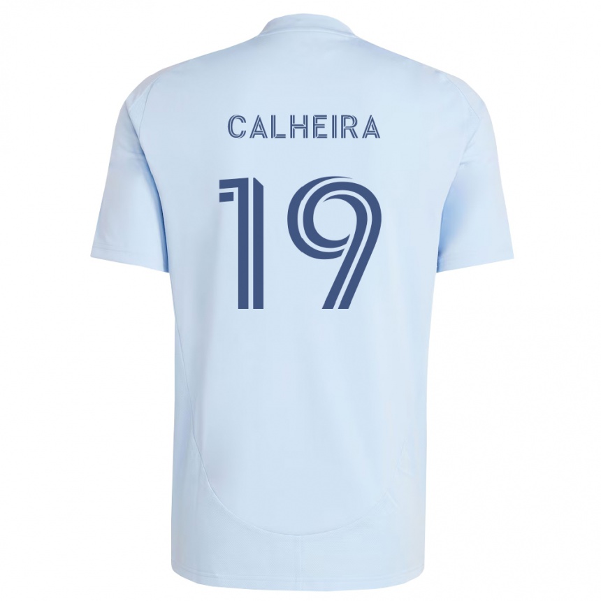 ילדים כדורגל Taylor Calheira #19 כחול בהיר אפור בהיר ג'רזי ביתית 2026/27