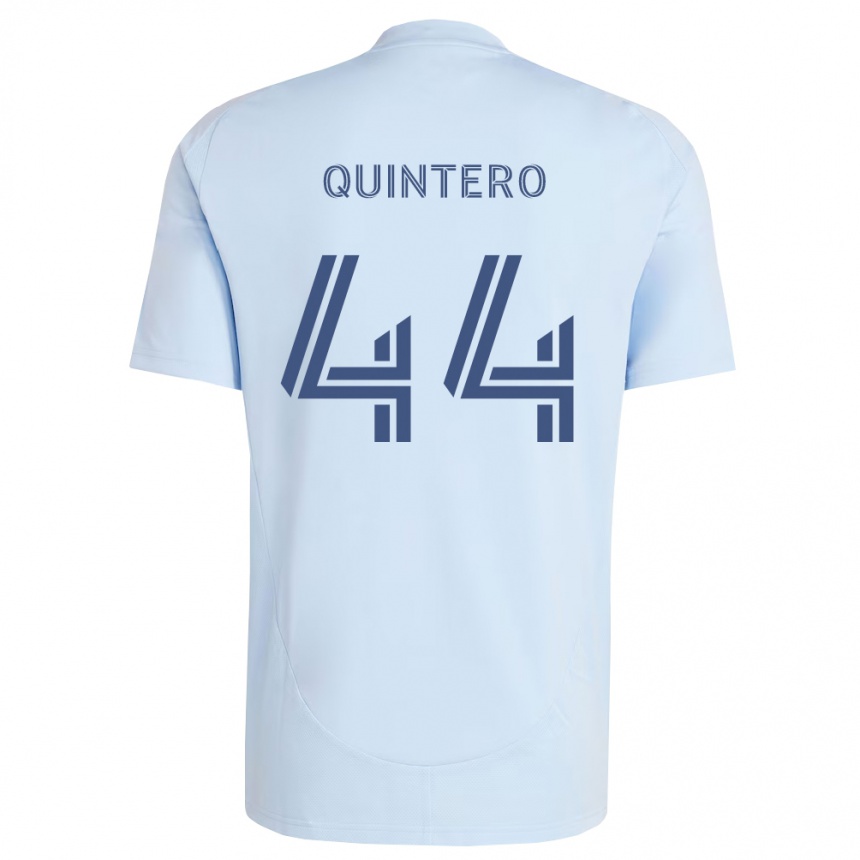 ילדים כדורגל Gael Quintero #44 כחול בהיר אפור בהיר ג'רזי ביתית 2026/27