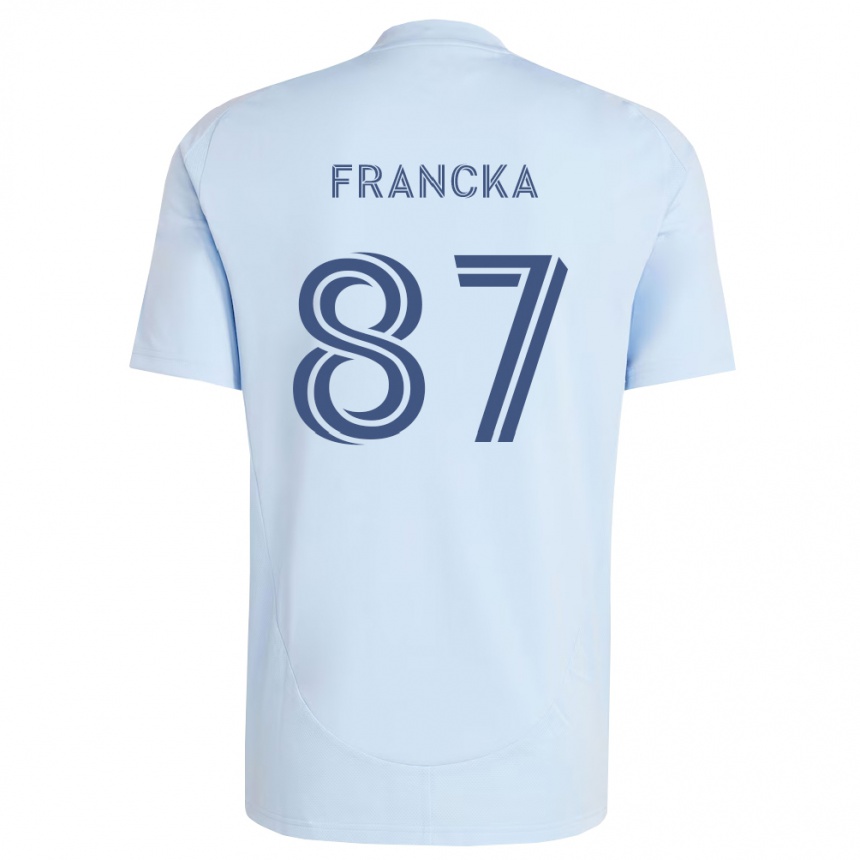 ילדים כדורגל Jack Francka #87 כחול בהיר אפור בהיר ג'רזי ביתית 2026/27