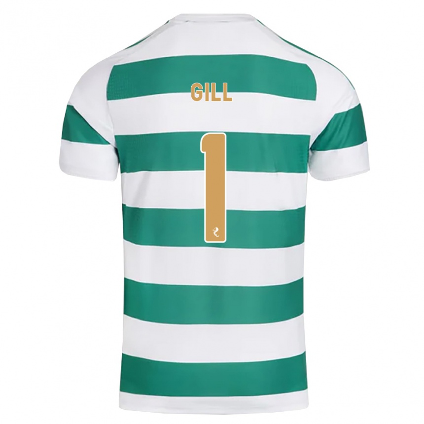 ילדים כדורגל Marcus Gill #1 ציאן כהה לבן ג'רזי ביתית 2026/27