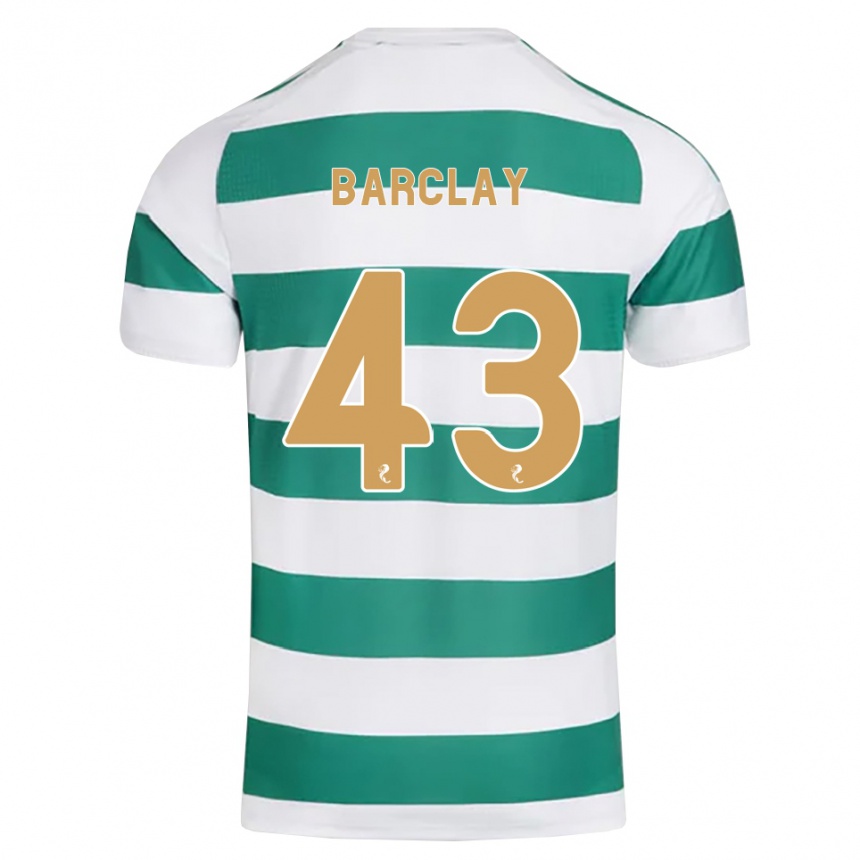 ילדים כדורגל Lucy Barclay #43 ציאן כהה לבן ג'רזי ביתית 2026/27
