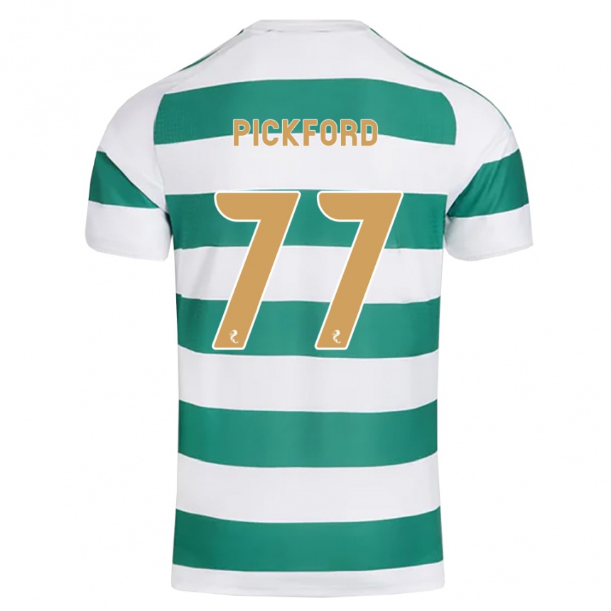 ילדים כדורגל Tom Pickford #77 ציאן כהה לבן ג'רזי ביתית 2026/27