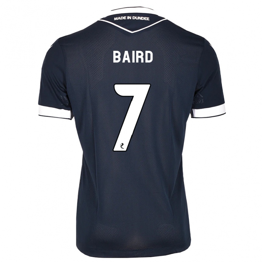 ילדים כדורגל Wallace Baird #7 כחול חצות לבן ג'רזי ביתית 2026/27
