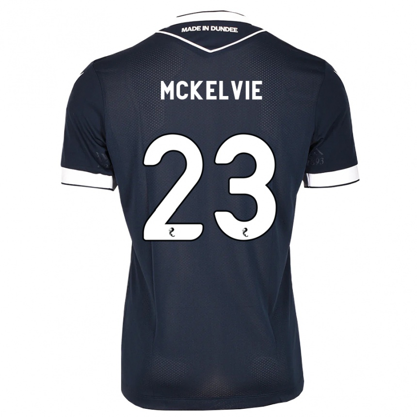ילדים כדורגל Lewis Mckelvie #23 כחול חצות לבן ג'רזי ביתית 2026/27