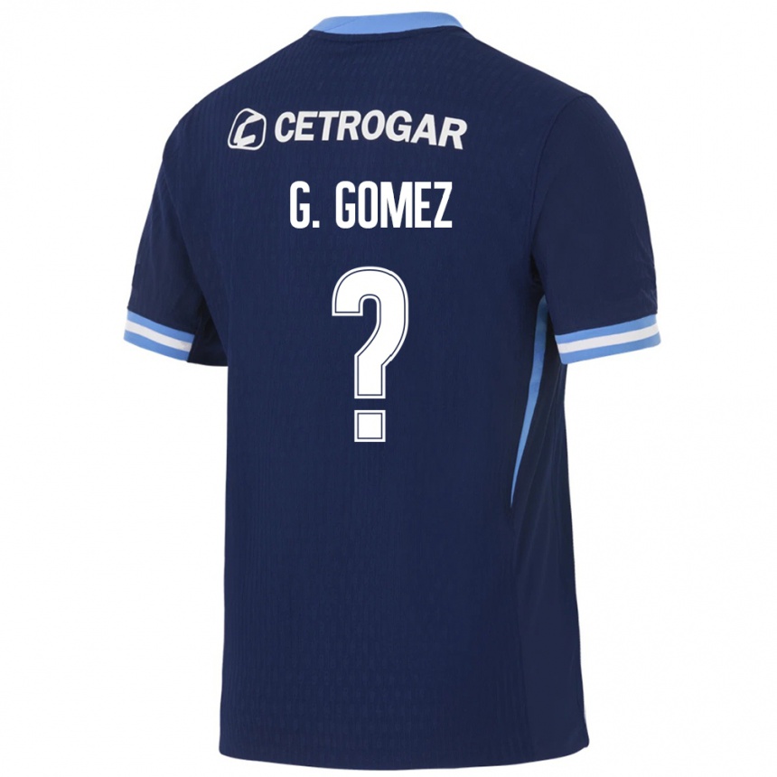 ילדים כדורגל גסטון גומס #0 כחול מלכותי כחול בהיר לבן הרחק ג'רזי 2026/27