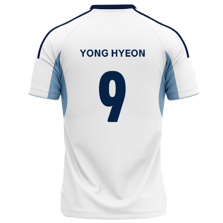 ילדים כדורגל Yong-Hyeon Yi #9 כחול מלכותי לבן הרחק ג'רזי 2026/27
