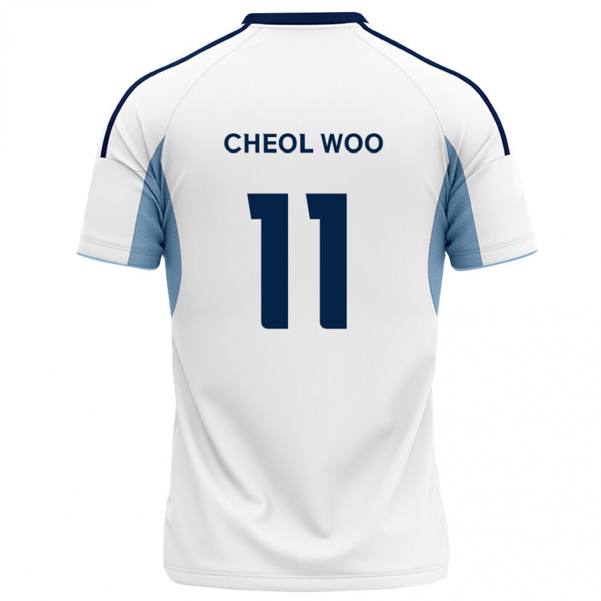 ילדים כדורגל Cheol-Woo Ahn #11 כחול מלכותי לבן הרחק ג'רזי 2026/27