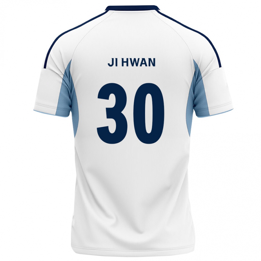 ילדים כדורגל Ji-Hwan Song #30 כחול מלכותי לבן הרחק ג'רזי 2026/27