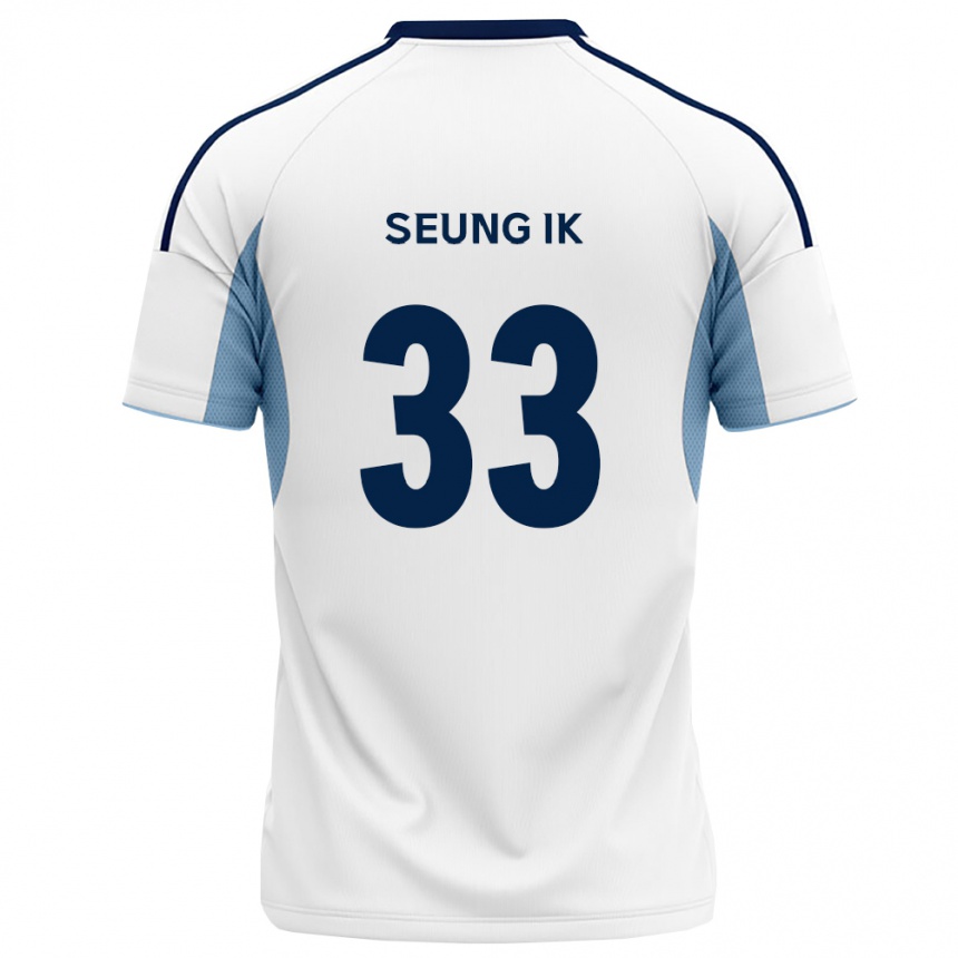 ילדים כדורגל Seung-Ik Lee #33 כחול מלכותי לבן הרחק ג'רזי 2026/27