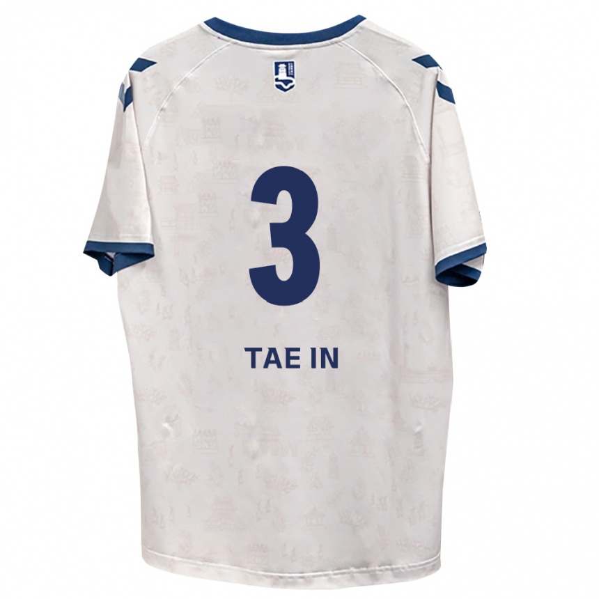 ילדים כדורגל Tae-In Yoon #3 כחול מלכותי לבן הרחק ג'רזי 2026/27