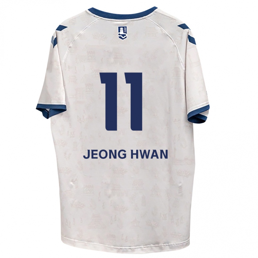 ילדים כדורגל Jeong-Hwan Kim #11 כחול מלכותי לבן הרחק ג'רזי 2026/27