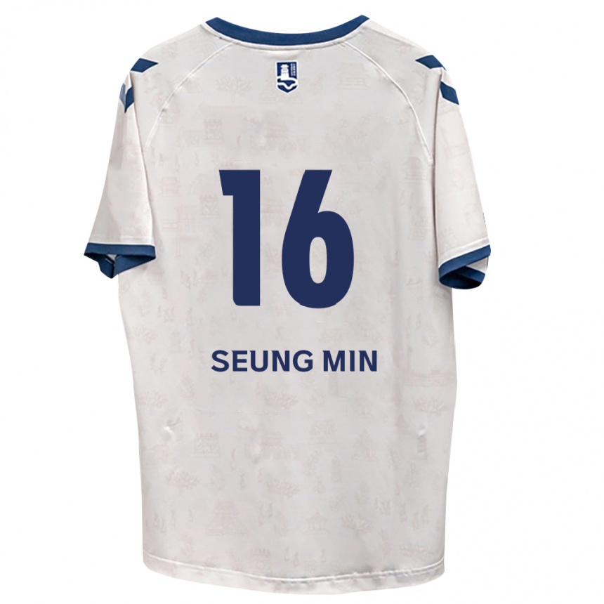 ילדים כדורגל Seung-Min Hwang #16 כחול מלכותי לבן הרחק ג'רזי 2026/27
