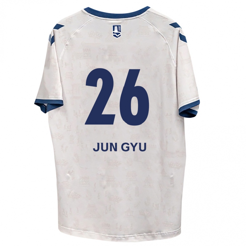ילדים כדורגל Jun-Gyu Ahn #26 כחול מלכותי לבן הרחק ג'רזי 2026/27