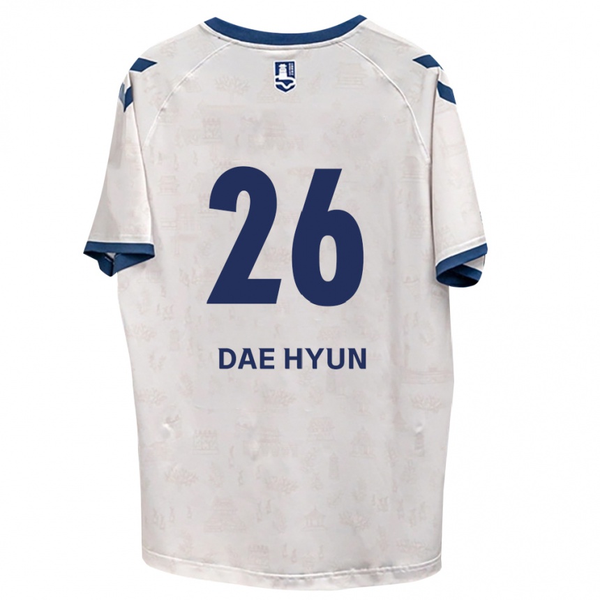 ילדים כדורגל Dae-Hyun Kim #26 כחול מלכותי לבן הרחק ג'רזי 2026/27