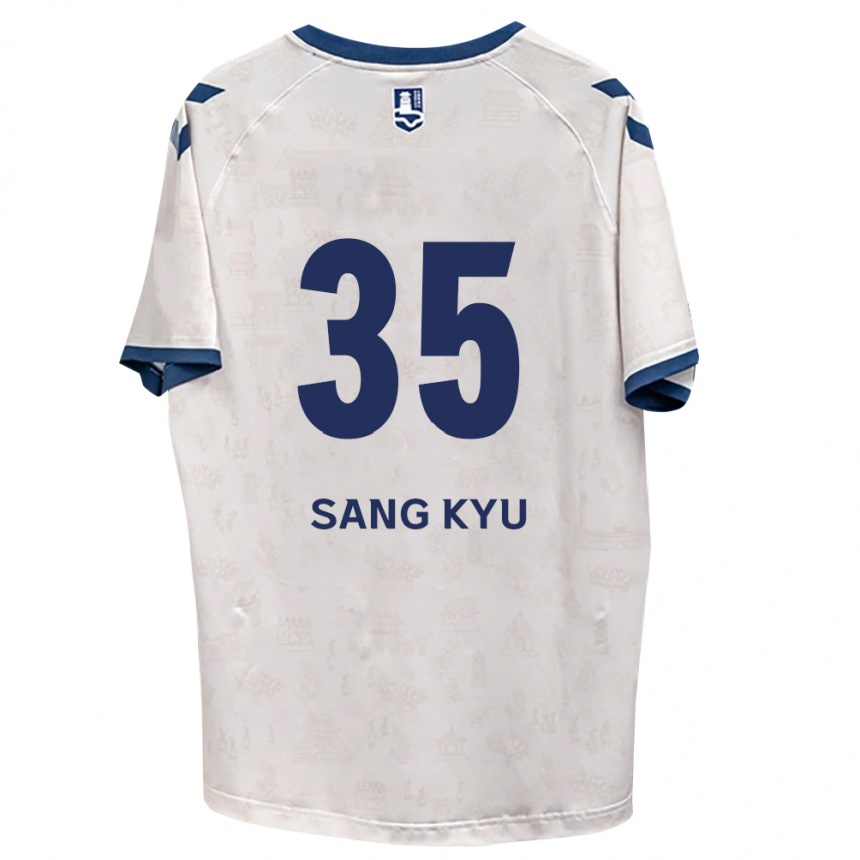 ילדים כדורגל Sang-Kyu Han #35 כחול מלכותי לבן הרחק ג'רזי 2026/27