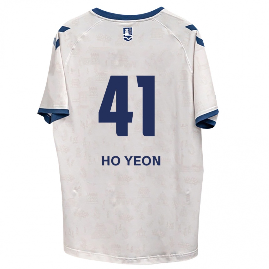 ילדים כדורגל Ho-Yeon Joo #41 כחול מלכותי לבן הרחק ג'רזי 2026/27