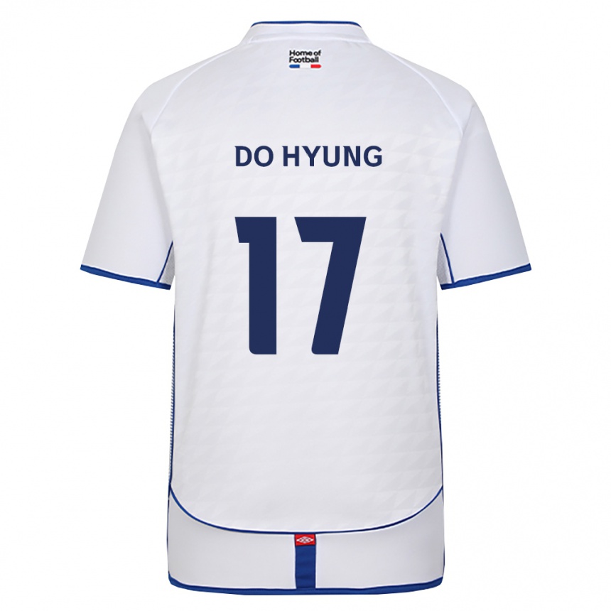 ילדים כדורגל Do-Hyung Ko #17 שחור לבן אדום הרחק ג'רזי 2026/27