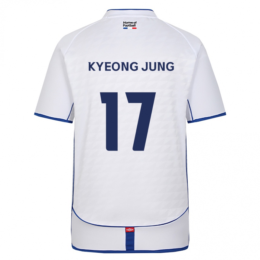 ילדים כדורגל Kyeong-Jung Kim #17 שחור לבן אדום הרחק ג'רזי 2026/27