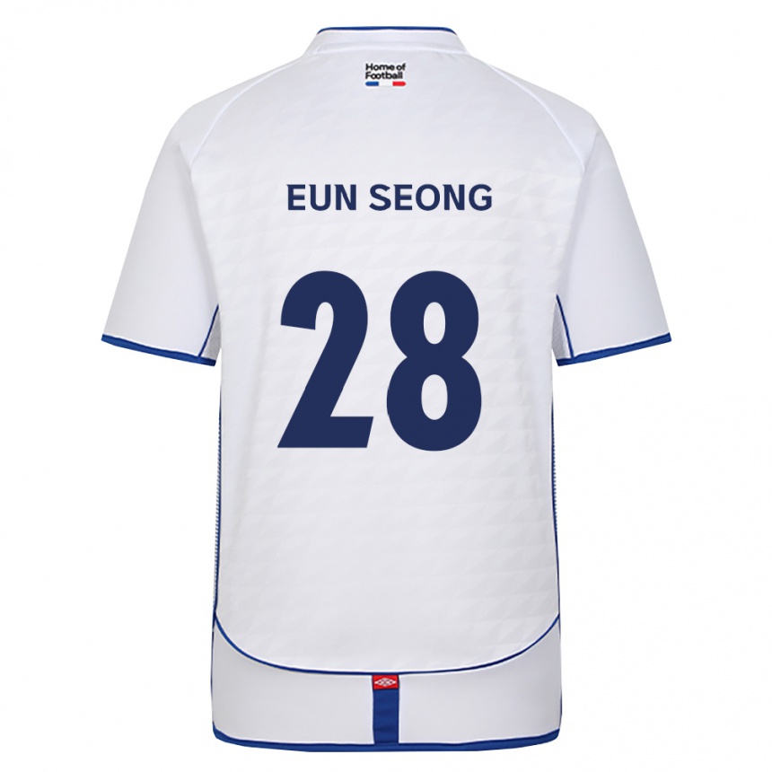 ילדים כדורגל Eun-Seong Jang #28 שחור לבן אדום הרחק ג'רזי 2026/27