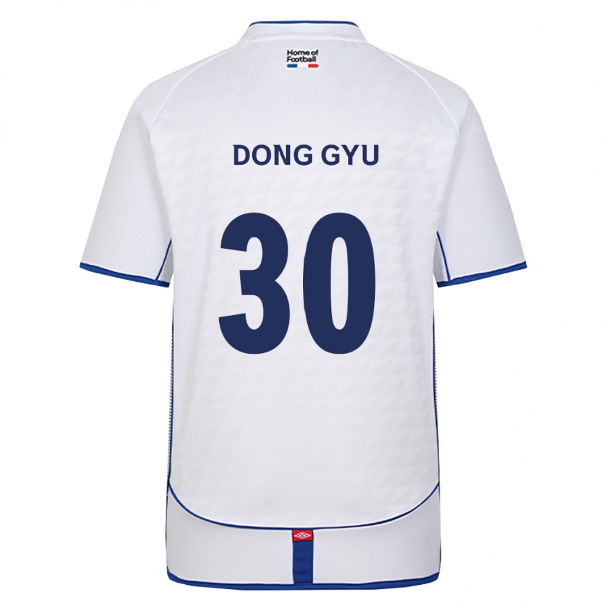ילדים כדורגל באאק דונג-קיו #30 שחור לבן אדום הרחק ג'רזי 2026/27