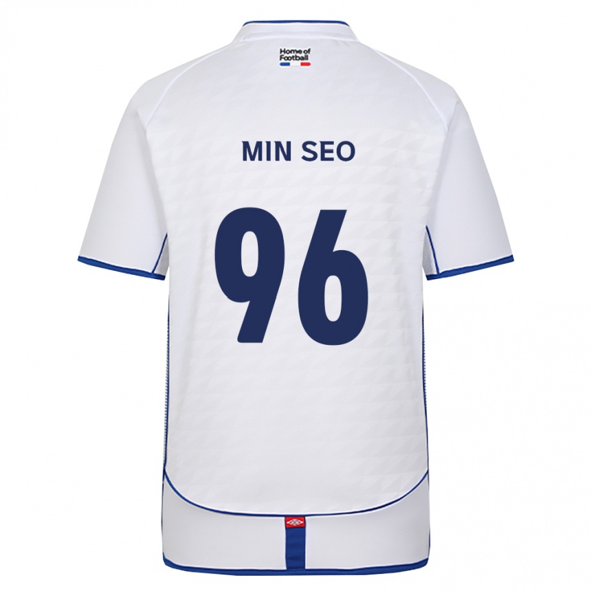 ילדים כדורגל מין-סאו קו #96 שחור לבן אדום הרחק ג'רזי 2026/27