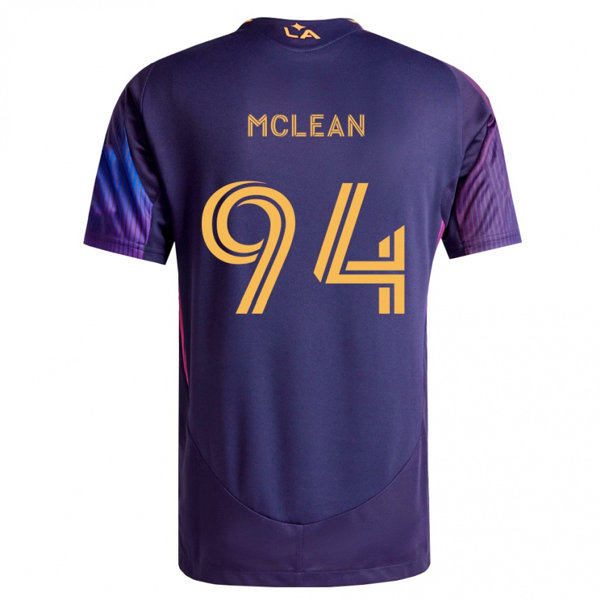 ילדים כדורגל Mateo Mclean #94 סגול עמוק צהוב הרחק ג'רזי 2026/27