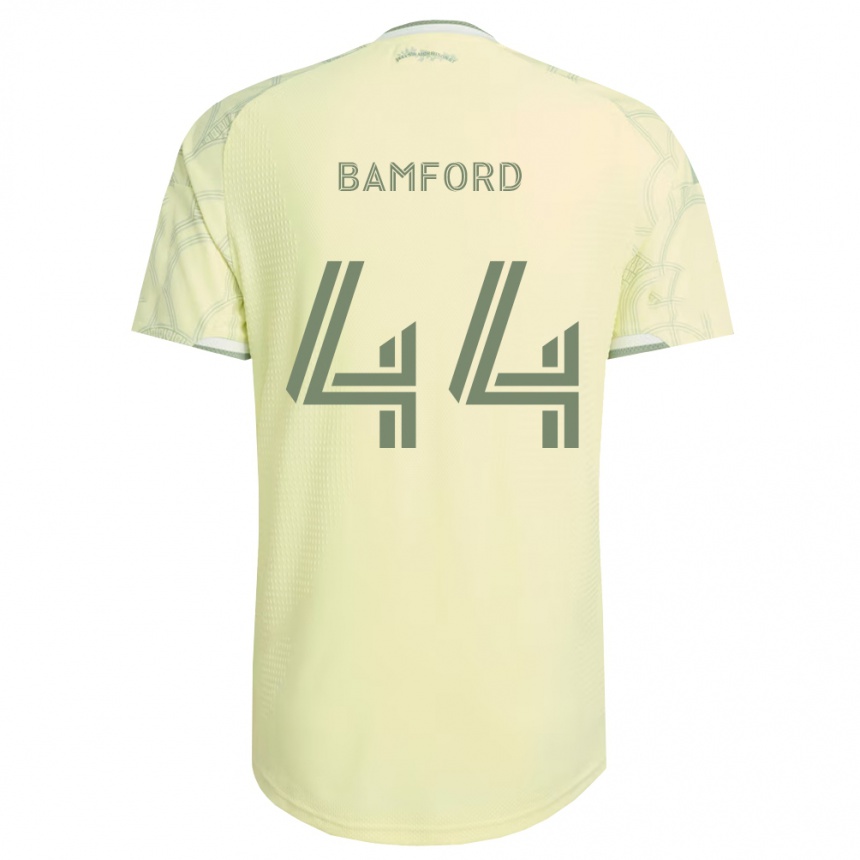 ילדים כדורגל Alex Bamford #44 בז' לבן הרחק ג'רזי 2026/27
