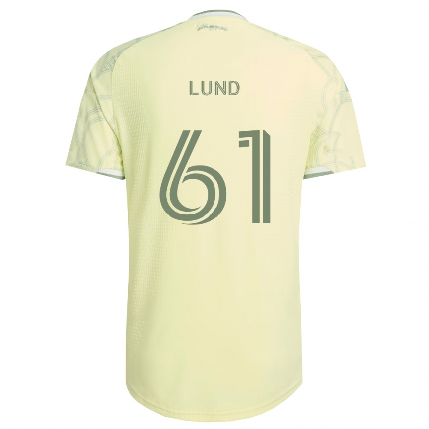 ילדים כדורגל Nicklas Lund #61 בז' לבן הרחק ג'רזי 2026/27