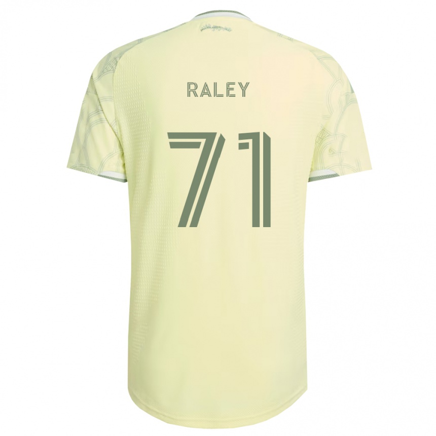 ילדים כדורגל Liam Raley #71 בז' לבן הרחק ג'רזי 2026/27